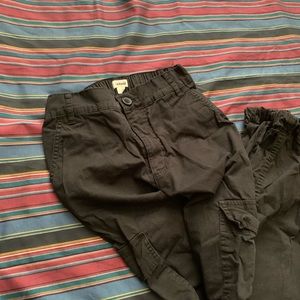 Black Cargo Pants from Garage